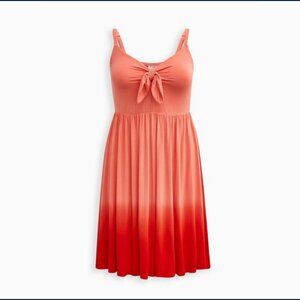 NWT Torrid Mini Super Soft Bow Front Skater Dress 4X